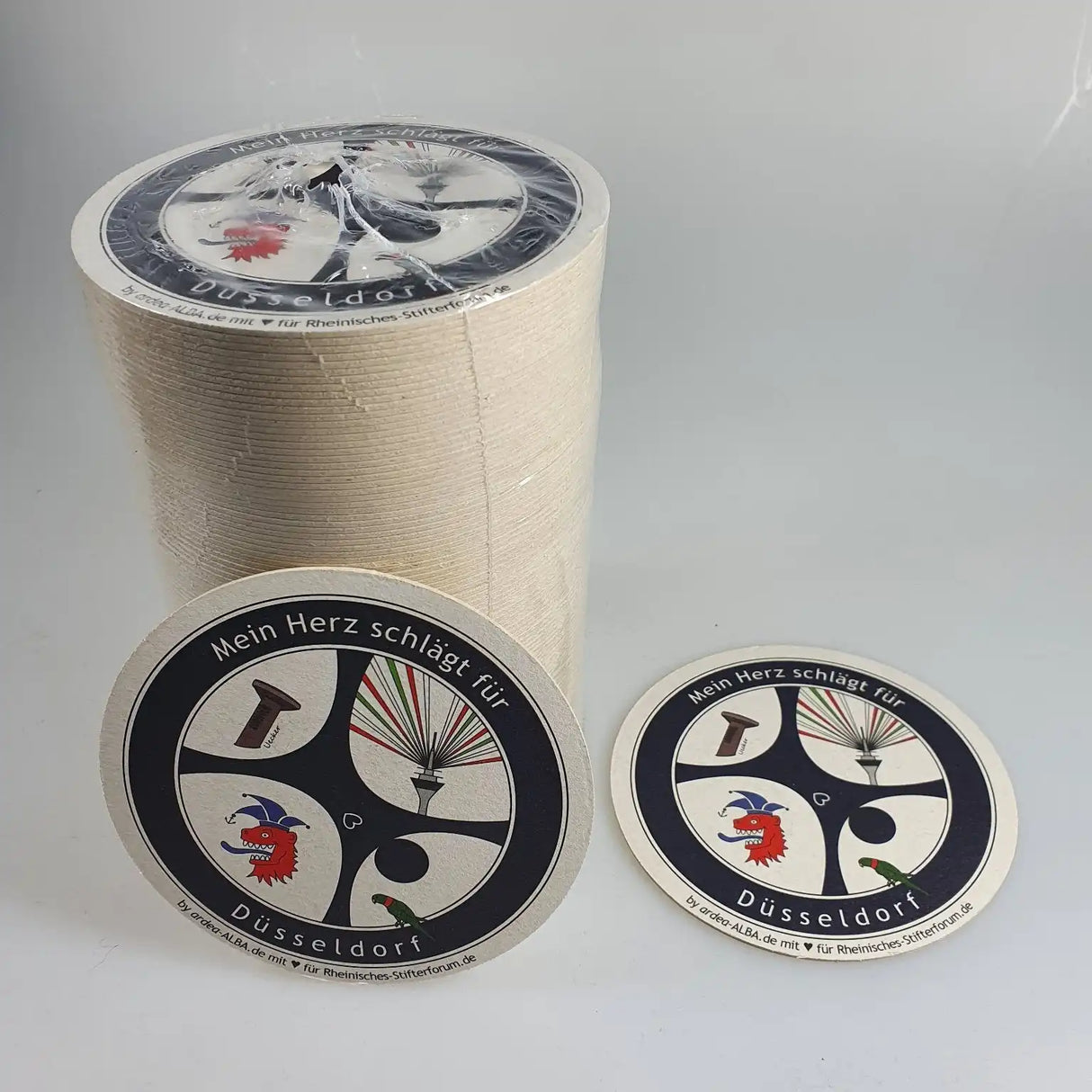 125er Set Radschläger-Bierdeckel - Düsseldorfer Kontor ❤️