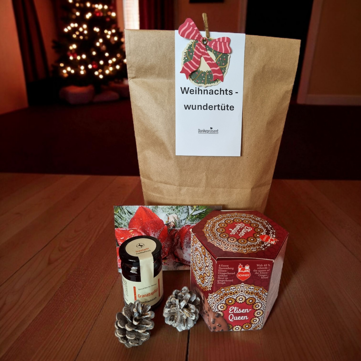 Weihnachts-Wundertüte Mit Elisen mit 40% Nussanteil und Fruchtaufstrich - Düsseldorfer Kontor ❤️