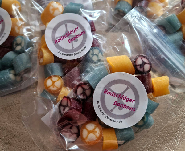 Unsere Radschläger-Bonbons, handgemacht, sind angekommen!