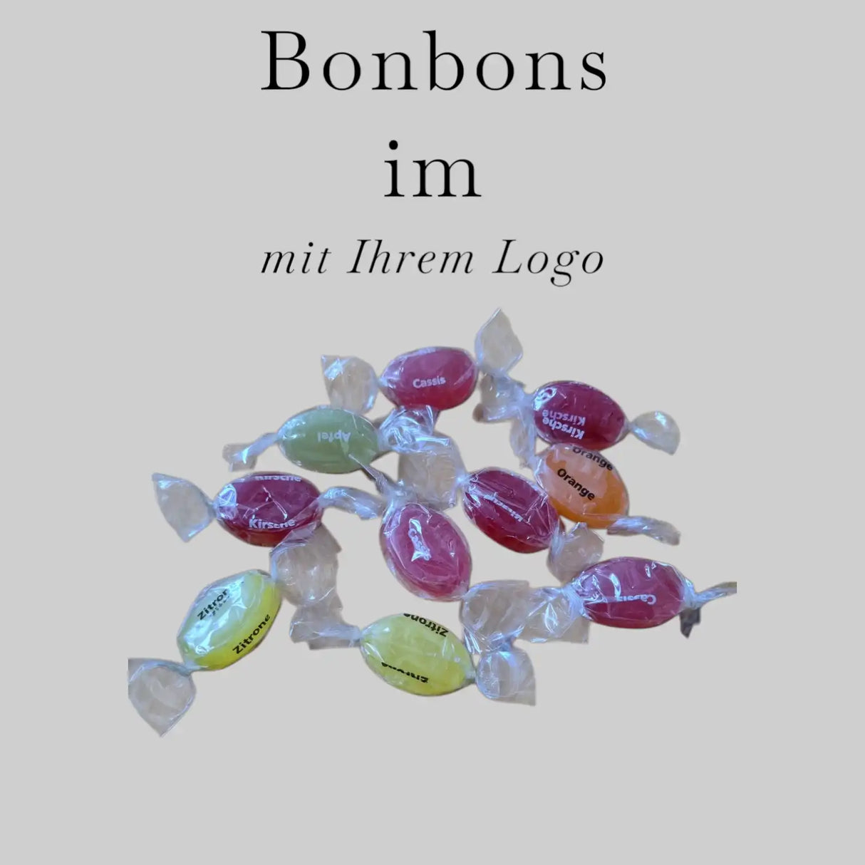 Bonbons mit Werbebotschaft - Düsseldorfer Kontor ❤️ 