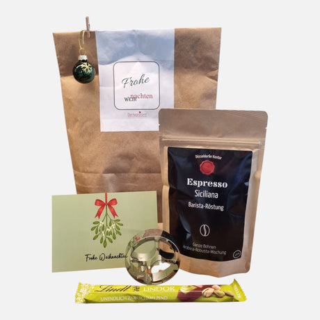 Wundertüte_Frohe_Weihnachten_mit_ESpresso_Radschläger_Keksausstecher_Lindtschokolade